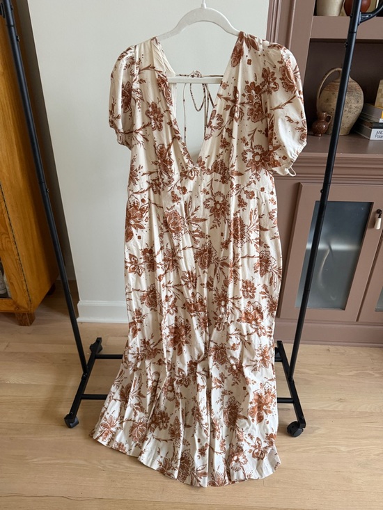 Abercrombie & Fitch Dresses & Skirts - Abercrombie & Fitch Puff Sleeve Floral Poplin Dress